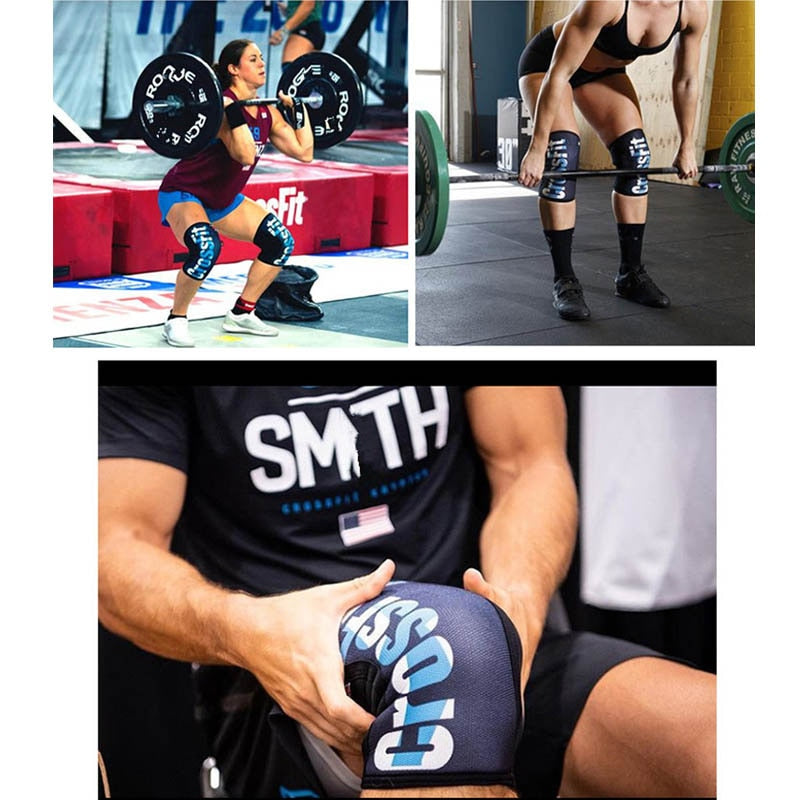 2Pcs Frauen Männer Teens Kompression Neopren Sport Knieschützer Gewichtheben Squat Crossfit Training Kniebandage Unterstützung Custom Logo