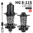 Koozer XM490 Hubs 4 Bearing MTB Mountain Bike Hub Front Rear QR or Thru 28/32/36 Holes Disc Brake Bicycle Hub 8 9 10 11 12Speed