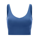 SHINBENE EVERYDAY Cozy Soft Workout Gym Yoga Crop Top Women Naked Feel Padded Athletic Running Fitness Sport Bras Tops