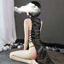 2020 Sexy lingerie Anime Uniform Chinese Qipao Classic Women Satin Cheongsam Night Bathrobe Fashion Dressing for Women Erotic