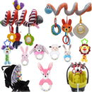 Baby Stroller Toy Soft Infant Crib Bed Spiral Baby Toy For Newborns Car Seat Educational Rattles Baby Towel baby Toys 0-12 month