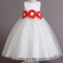 Pegeant Sequined Backless Kids Dresses for Girls Wedding Party Princess Dresses Baby Girls First Communion Layered Tutu Dresses