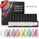 Gelfavor Gel Nail Polish Manicure Set Semipermanent Nail Polish UV Varnish Hybrid Soak-off Gel Kits For Extension Nail Art