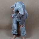 Umorden Kinder Tierkostüm Cosplay Dinosaurier Tiger Elefant Halloween Tiere Kostüme Overall für Jungen Mädchen