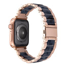 Resin Stainless Steel Strap Watchband for apple watch 5 band 44mm iwatch 42mm Series 5 4 3 2 Wrist Accessories loop 40m bracelet