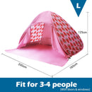 Full Automatic Camping Tent With Door Window Anti-UV Awning Tents Quick Opening Outdoor Sunshelter For 1-4 People Sunproof X147B