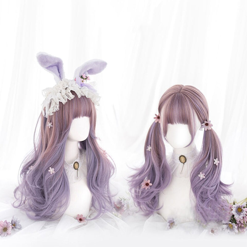 SHANGKE Synthetic Red Black Blonde White Lolita Wigs For Women Long Straight Wig With Bangs Genshin Impact Cosplay Wig