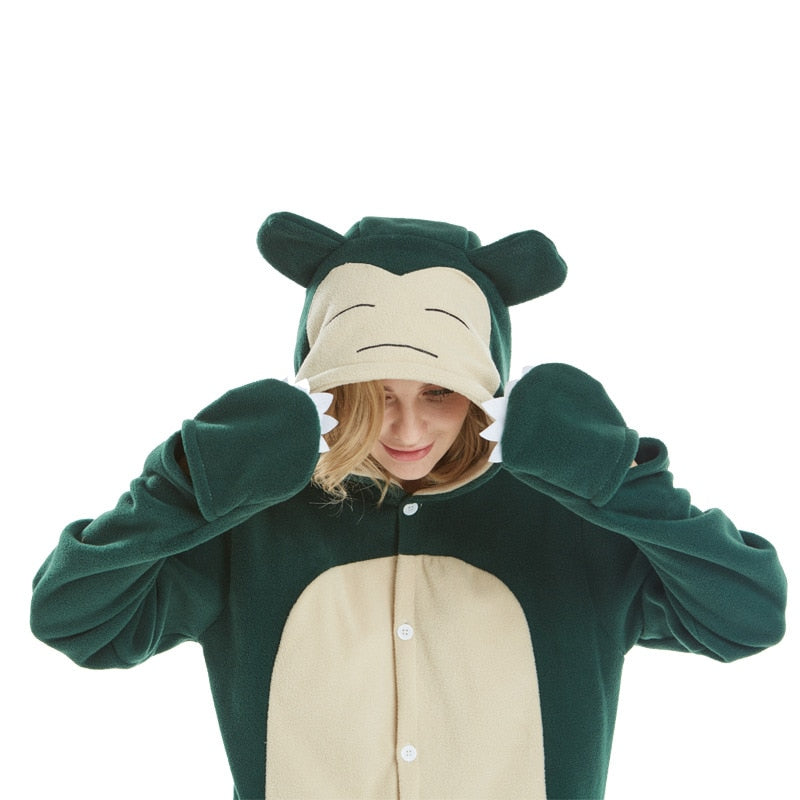 Nuevo Animal Kigurumi XXL Traje de dibujos animados Mujeres Pijama Anime Onesies para hombres adultos Onsie Boy Girls Pijamas Fleece One-Piece Body