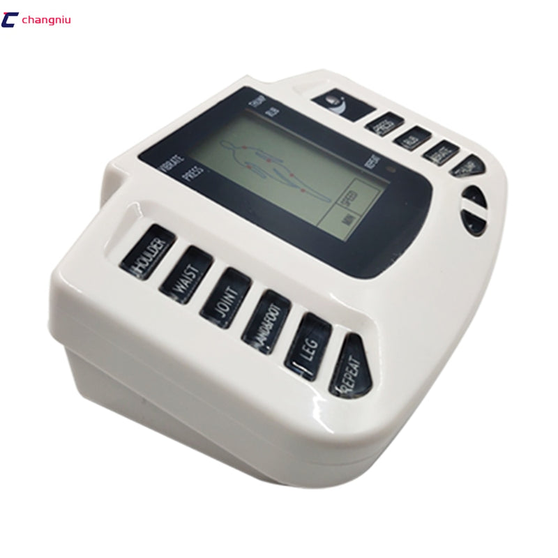 Estimulador muscular eléctrico Tens JR-309A, terapia muscular Digital, masaje corporal completo, relajación, 16 almohadillas, pulso Ems, acupuntura, cuidado de la salud