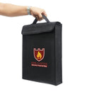 Fireproof Money Document File Bag Pouch Cash Bank Cards Passport Valuables Organizer Holder Safe Storage