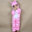 Umorden Kinder Tierkostüm Cosplay Dinosaurier Tiger Elefant Halloween Tiere Kostüme Overall für Jungen Mädchen