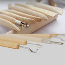 DIY Art Clay Sculpting Kit Sculpt Smoothing Wax Carving Pottery Ceramic Tools Polymer Shapers Modeling Carved Tool With bag