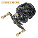 GBC200 142g Ultralight Carbon Fiber BFS Baitcasting Fishing Reel  Double Spool Fishing Bait Smooth Casting Reel UL Fishing Reel