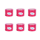 WorthWhile 6-teiliges Kinesiologie-Tape Athletic Recovery Elastisches Band Knieschoner Muskelschmerzlinderung Knieschoner für Fitnessstudio Fitness Bandage