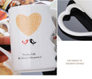 2Pcs Set China Ceramic Couple Cup Lover Kiss Mug Valentine&