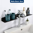 Bathroom Shelves Holder Kitchen Faucet Storage Shelf Wall Mount Shower Storage Rack Decor Shampoo Organizer For Home Improvement
