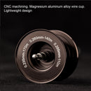 Carrete Obei Classic P1 Baitcasting, carrete de doble sistema de freno, 8KG Max Drag 7 + 1 BBs 7,2: 1, carrete de pesca de potencia de pesca de alta velocidad