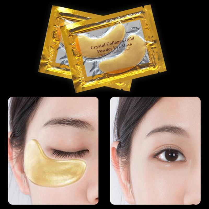 60 Stücke Kristall Kollagen Gold Pulver Augenmaske Anti-Aging Augenringe Akne Schönheit Patches Für Augen Hautpflege Koreanische Kosmetik