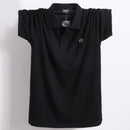 Übergröße 5XL 6XL Herren Polo 2021 Sommer Neue 95% Baumwolle Polo Shirt Männer Beiläufige Lose Tops Hochwertige Atmungsaktive Plus Size Polo