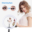 Desktop LED Ring Light Dimmable Phone Video Recording Round Fill Light for Youtube Tik Tok Video Photography Lighting RingLight