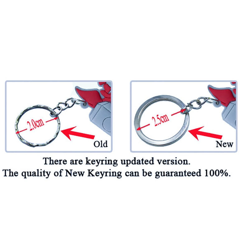 500PCS PVC Cartoon Figure Key Chain Cute Anime Key Ring Kid Toy Pendant Keychain Fashion Trinket