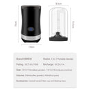 HiBREW 3-in-1 portable Ice Crusher Coffee Bean grinder and  Juice blender  Lithium Battery USB Rechargeable DC 5V Food Grade Cup