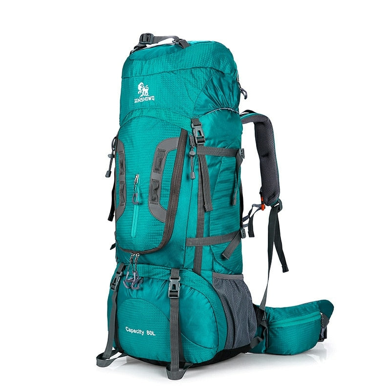 Mochila turística de 80L para acampar, senderismo, mochila militar, equipo de escalada de montaña, mochila deportiva, mochila de supervivencia Molle