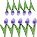 10pcs Tulip Artificial Flower Branch PU Tulipas Flor Artificial Bouquet Real Touch Fake Flower for Wedding Home Table Decoration