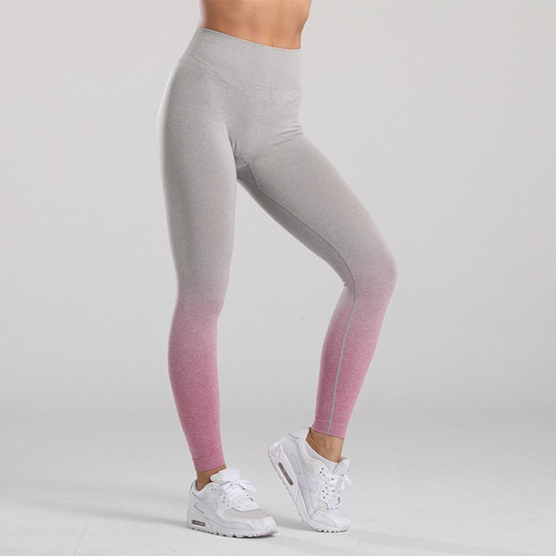 LANTECH Damen Gym Yoga Nahtlose Hose Sportbekleidung Dehnbar Hohe Taille Heben Übung Fitness Leggings Activewear Squat