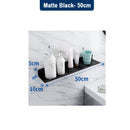 Bathroom Shelves Holder Kitchen Faucet Storage Shelf Wall Mount Shower Storage Rack Decor Shampoo Organizer For Home Improvement
