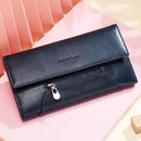 KAVIS Genuine Leather Women Wallet New Style Female Portomonee Fashion Money Bags Zipper Card Holder Handy Perse High Capacity