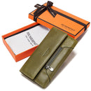 KAVIS Genuine Leather Women Wallet New Style Female Portomonee Fashion Money Bags Zipper Card Holder Handy Perse High Capacity