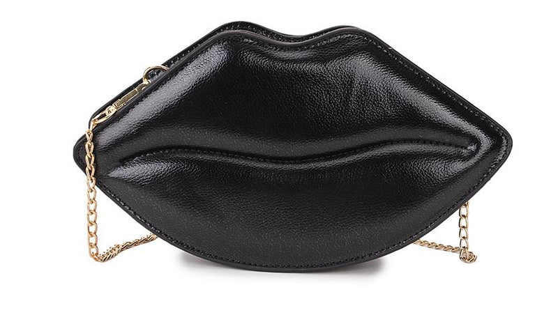 Sexy Lips Style Ladies Day Clutch Bag Chain Purse Shoulder Bag Handbag Women's Crossbody Bag Fashion Pu Leather 2021 Red Pouch
