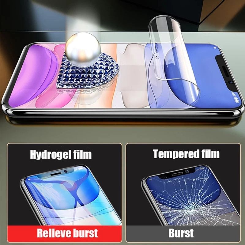 3D Full Cover Hydrogel Film auf Displayschutzfolie für iPhone 7 8 6 Plus für Apple iPhone X XR XS MAX 11 12 13 Pro Mini 2020