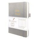 BUKE Dotted Journal Dot Grid Notebook Sketcbook - PU Leather, 160gsm Thick Paper, Inner Pocket, Elastic Closure, Pen Holder