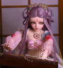 doll bjd 60cm gifts for girl violet hair full set Doll Change Eyes DIY Doll Best Valentine&