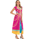 Film Mädchen Kind Sommer Jasmin Prinzessin Tanzkleid Kinder Aladdin Halloween Party Performance Kostüm Top Rock Hose Set