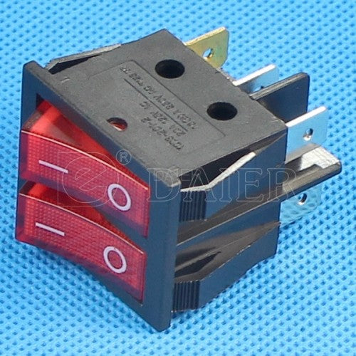 Interruptor basculante KCD2-4-2101N DPST 