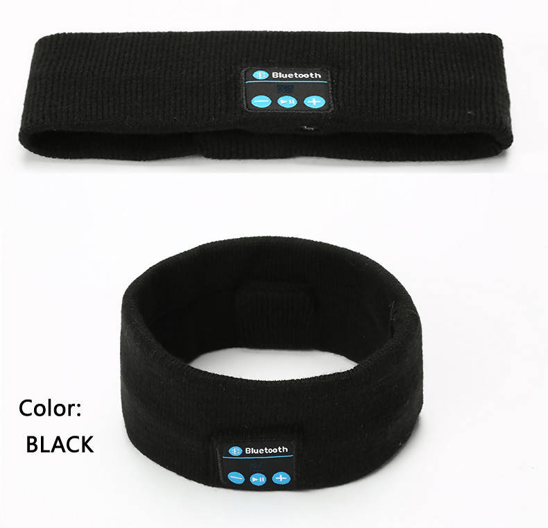 Diadema Bluetooth-Auriculares deportivos inalámbricos con diadema con diadema de música ultrasuave-Auriculares perfectos para dormir, correr, yoga, viajar