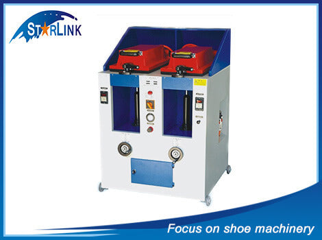 Double Unit Manual Cover Type Sole Attaching Machine, SLM-4-09