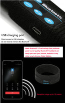 Diadema Bluetooth-Auriculares deportivos inalámbricos con diadema con diadema de música ultrasuave-Auriculares perfectos para dormir, correr, yoga, viajar