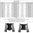 Frauen Halloween Steampunk Korsett Sexy Mieder Langarm Rot Mieder Lace Up Bustier Party Club Hochzeit Tops Plus Größe S-6XL