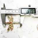 Pendant Golden Dragonfly,Spring Brand Jewelry Bohemia Playful 925 Sterling Silver Colourful Happy Gift For Women