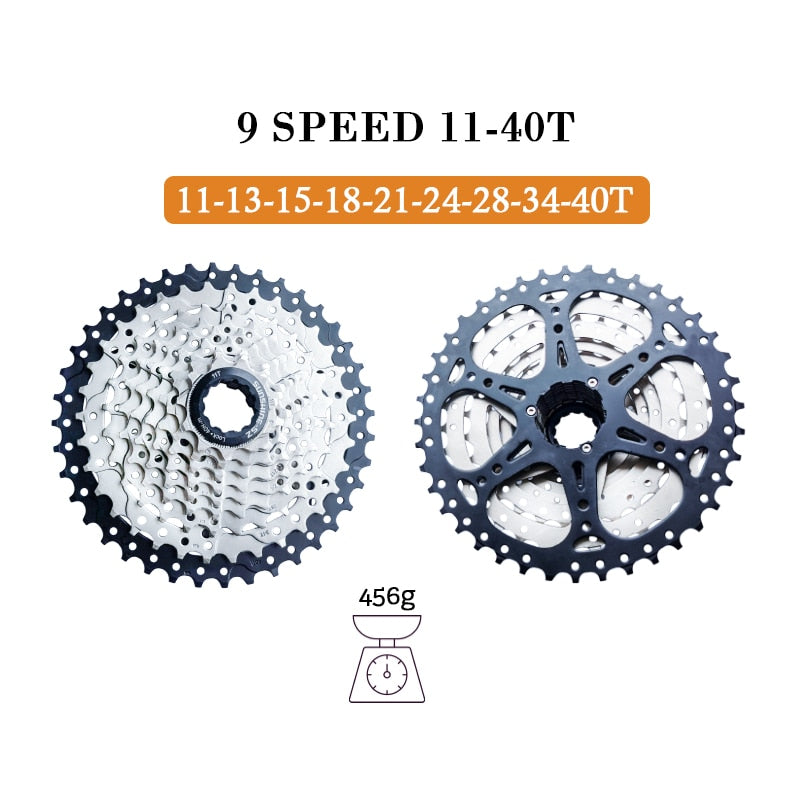 Sunshine bicicleta de montaña 8 9 10 11 12 velocidades Velocidade bicicleta Cassette MTB rueda libre piñón 36T 40T 42T 46T 50T 52T para SHIMANO