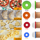 WALFOS Food Grade Wood Rolling Pin Fondant Paste Cake Roller Cake Bakeware Tool-Wooden Rolling Pin Baking & Pastry Tools