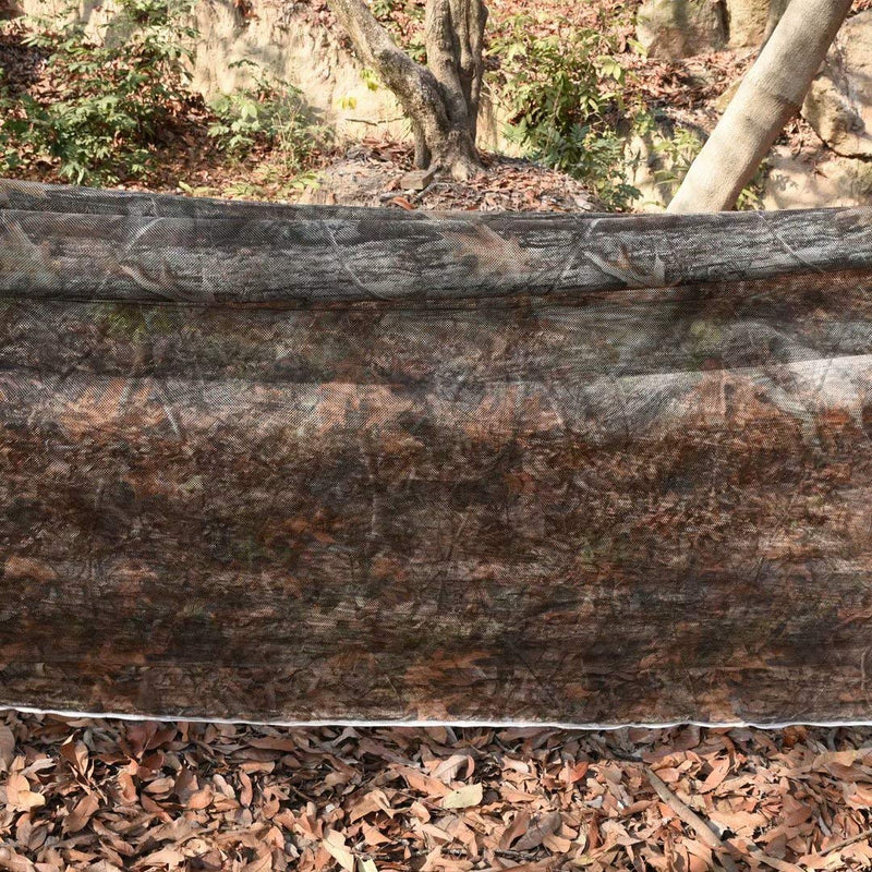 LOOGU 300D Durable Soundless Camo Netting Cover for Hunting Duck Blind Outdoor Garden Decoration Awning Fence Mesh Shade Camping