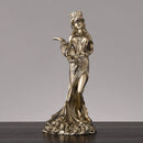 ERMAKOVA Large Size Resin Blinded Greek Wealth Goddess Fortuna Figurine Plouto Lucky Fortune Sculpture Office Gift Home Decor