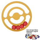 Metal Coffee Pods Holder Aluminum Mirro-Plating Stand Coffee Capsule Storage Rack Nespresso Coffee Capsulas Stand For Nespresso