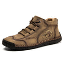 Comfortable Casual Leather Shoes Men Sneakers Leather Loafers Handmade Men Shoe Winter Breathable Flats Shoe Hot Sale Moccasins