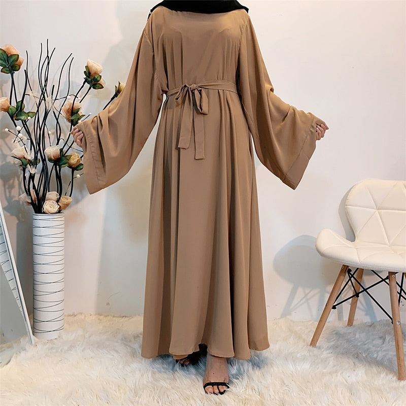 Eid Mubarak Abaya Dubai Turkey Kuftan Muslim Abayas for Women Hijab Dress Caftan Marocain Islamic Clothing De Moda Musulmanan